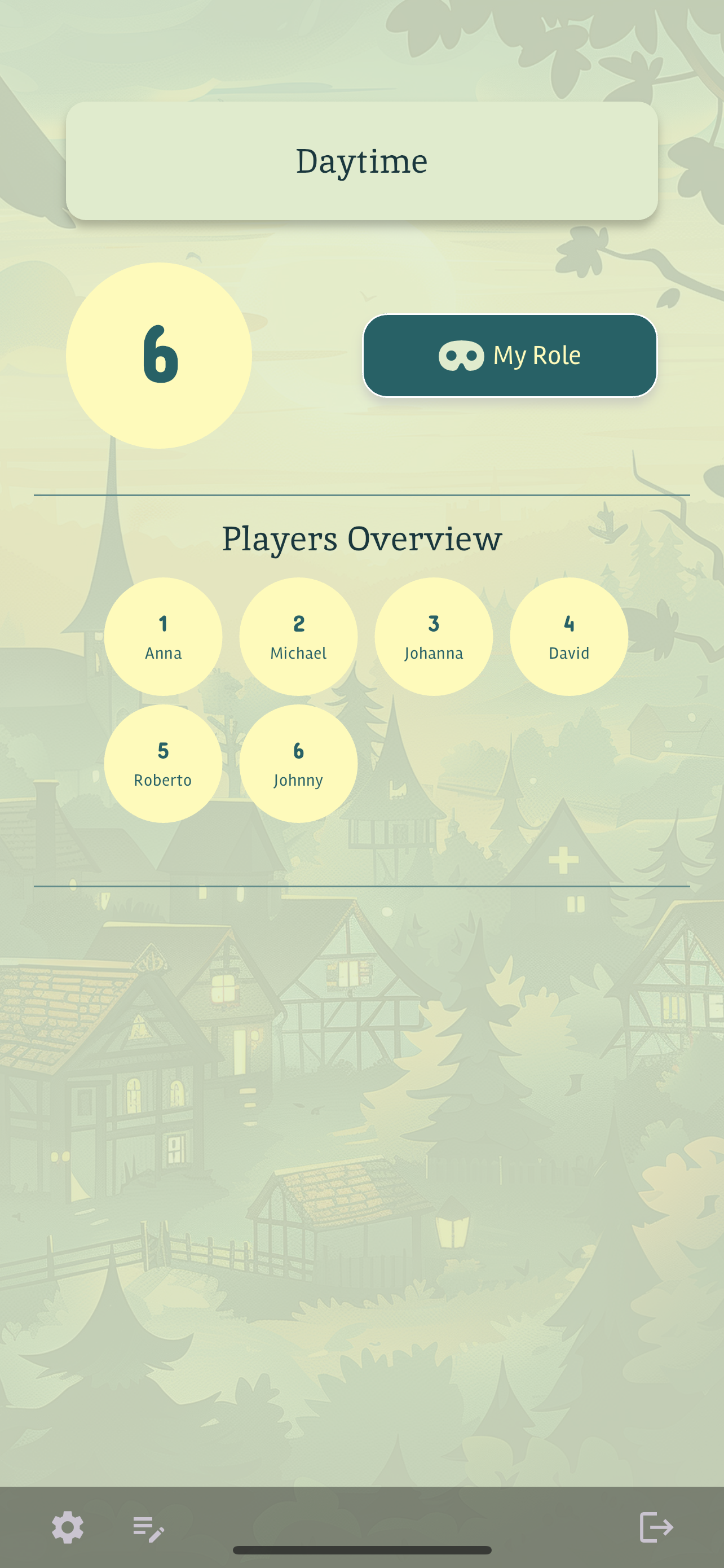 Player Daytime App Screenshot
